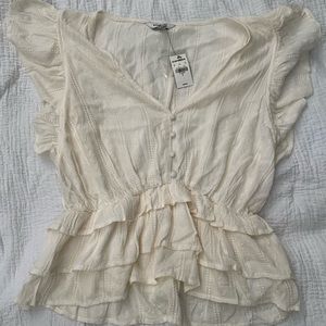 Ivory express blouse